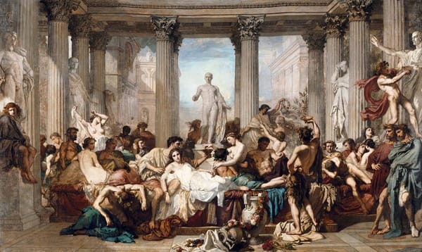 Les Romains de la décadence, Thomas Couture, 1847.